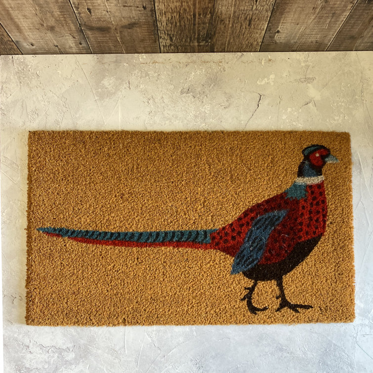 Brambly Cottage Quinley Pheasant Coir Door Mat Wayfair.co.uk